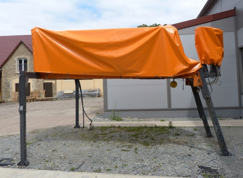 Bâche stable imperméable résistante pour capot de camion PVC 630G/M²
