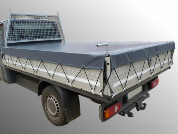 Bâche enroulable pour camionnettes | bâche plate à manivelle PVC étanche 630g/m²